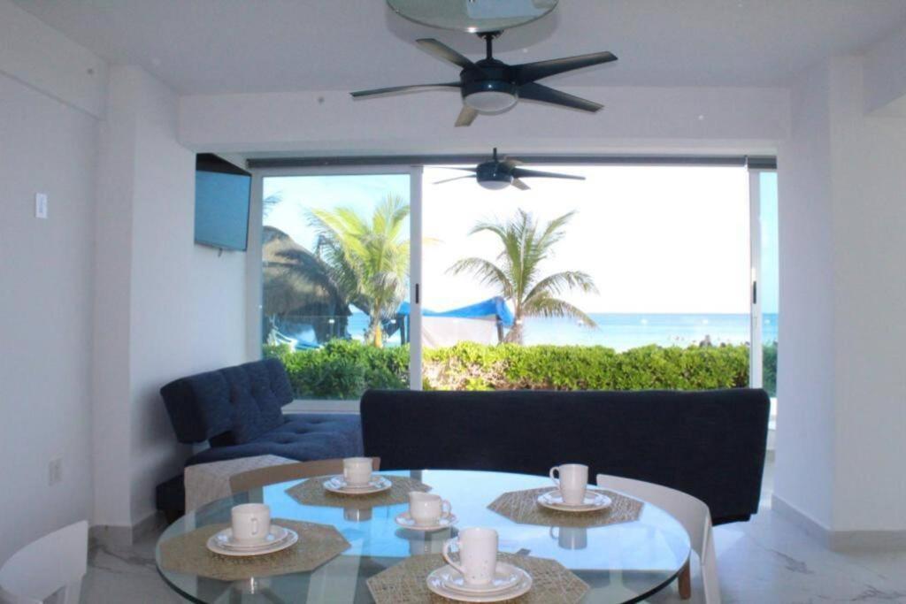 Beach Front Renewed Apartment Cancun Dış mekan fotoğraf