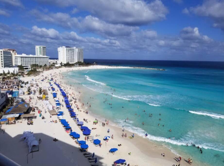 Beach Front Renewed Apartment Cancun Dış mekan fotoğraf