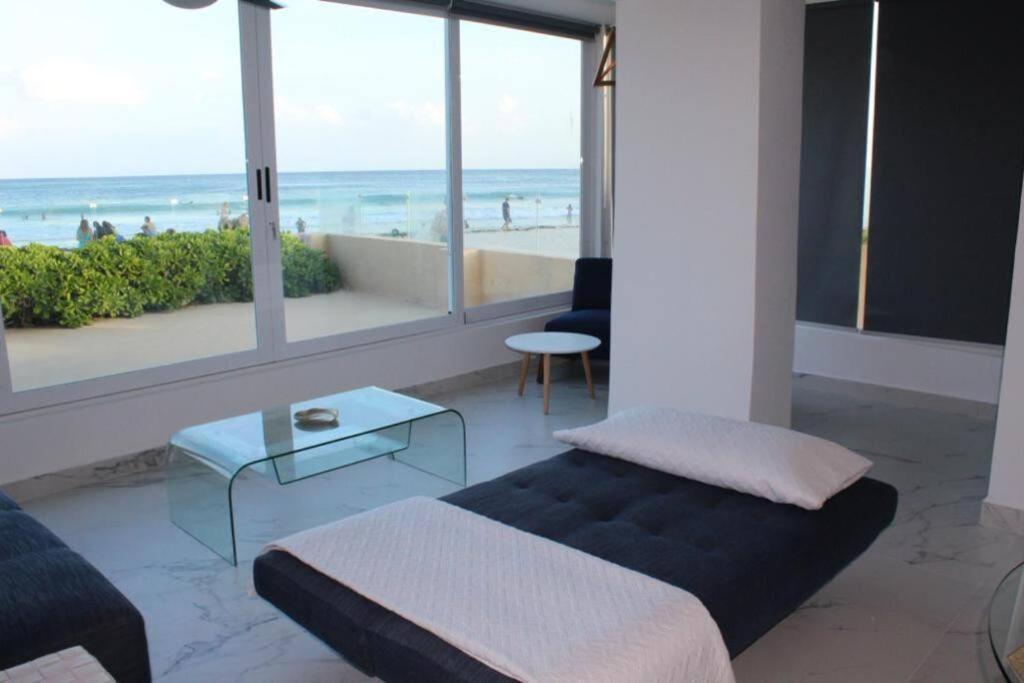Beach Front Renewed Apartment Cancun Dış mekan fotoğraf