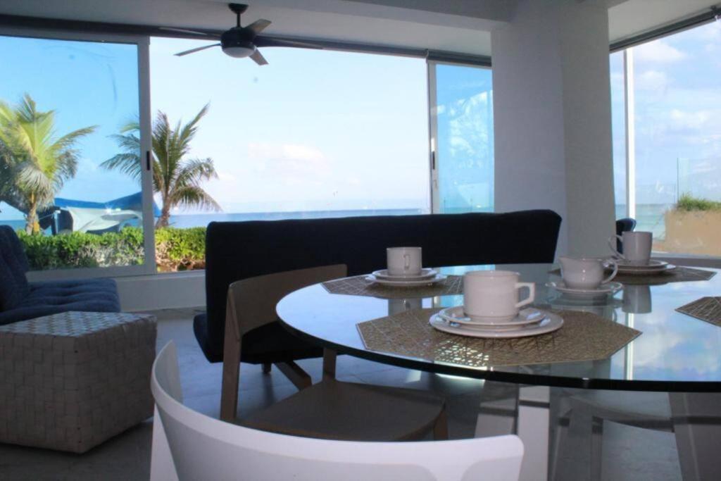 Beach Front Renewed Apartment Cancun Dış mekan fotoğraf